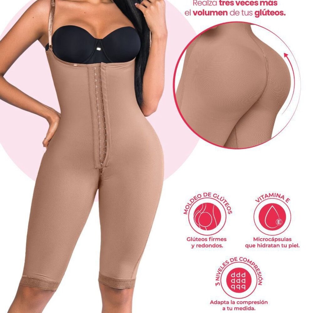 La Duqueza SMI7155 Women's Shapewear Faja Triple Gluteus Lift Enhance Curves XL - Picture 4 of 17